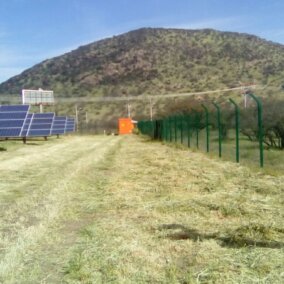 Perimeter Green w bw arms solar farm