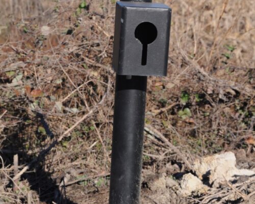 Farm Gate Lock Protector Post